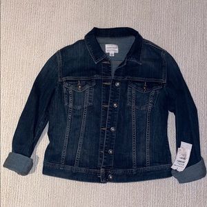 NWT Nordstrom Cropped Blue Denim Jacket Size S